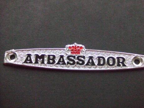 Ambassador motoren auto emaille plaatje